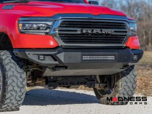 Dodge Ram 1500 Front Bumper - High Clearance - w/ LED Lights and Skid Plate - No Tow Hooks Dodge Ram 1500 Front Bumper - High Clearance - w/ LED Lights and Skid Plate - No Tow Hooks